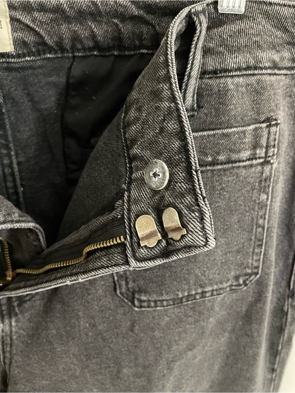 Eloquii Black Wide Leg Jeans - Picture 6 of 6